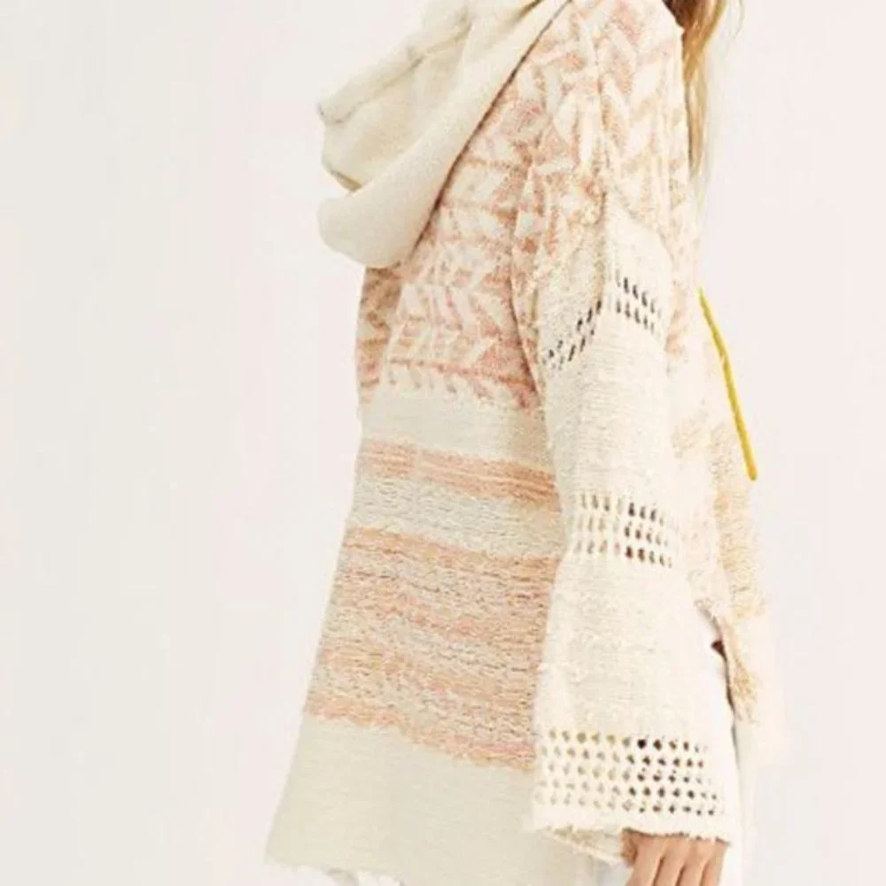Free People Oversized Coastline Hoodie XS NWT - Picture 6 of 11